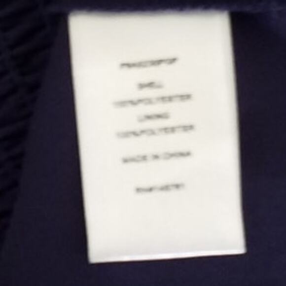 Parker Blue Vneck Smocked Waist Dress Size Large NWT - Picture 6 of 7